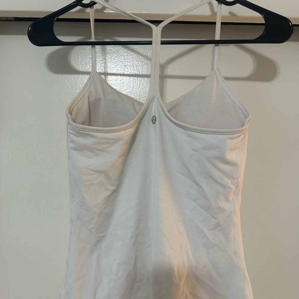 White Lululemon top! Size 4